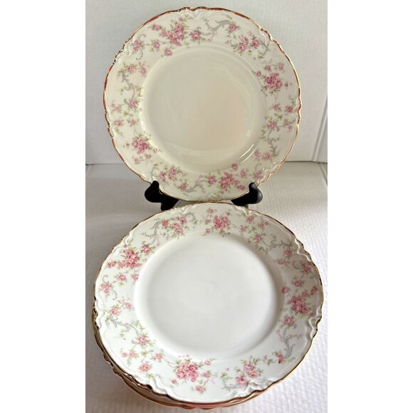4 Hutschenreuther Richelieu Porcelain Selb Pasco Salad Plates 7 3.4" Vintage - Picture 1 of 5